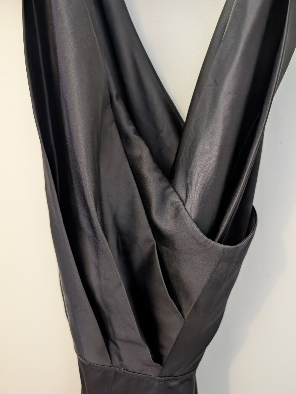 NWT Silk Maison Black Gown XXL - Picture 5 of 8